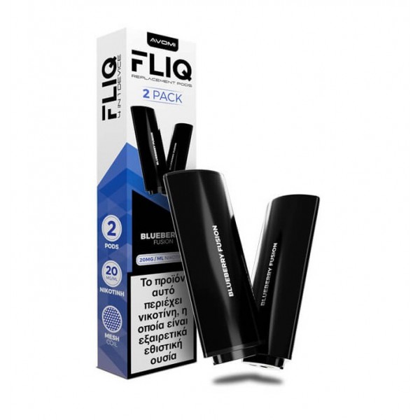 AVOMI FLIQ Blueberry Fusion Prefilled Pod 2ml 20mg (PACK OF 2)