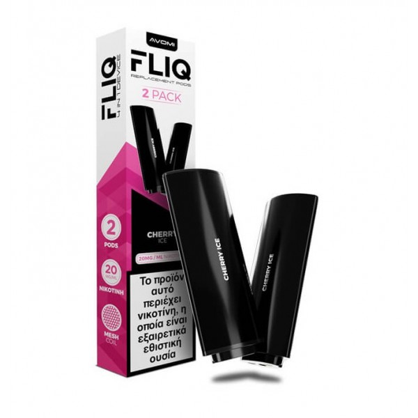AVOMI FLIQ Cherry Ice Prefilled Pod 2ml 20mg (PACK OF 2)
