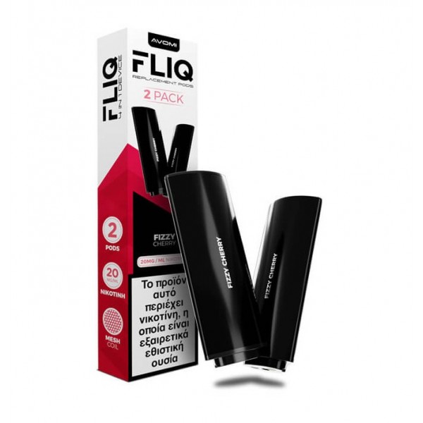 AVOMI FLIQ Fizzy Cherry Prefilled Pod 2ml 20mg (PACK OF 2)