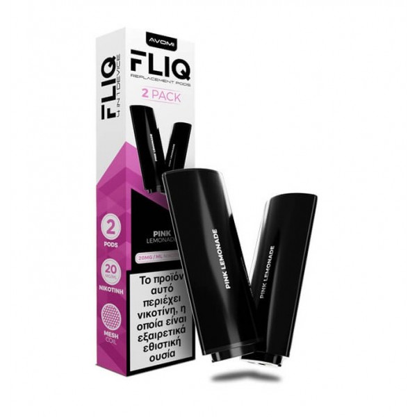 AVOMI FLIQ Pink Lemonade Prefilled Pod 2ml 20mg (PACK OF 2)