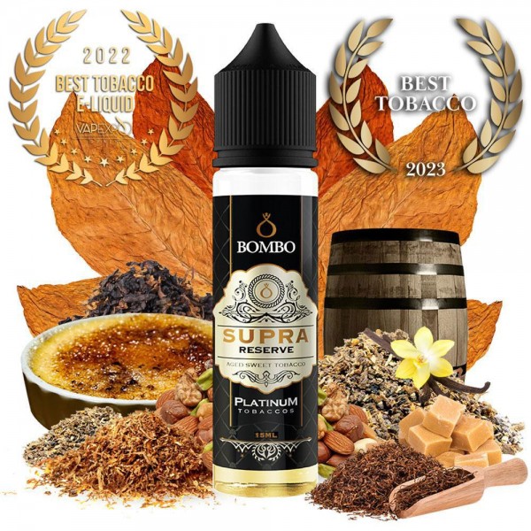 Bombo Platinum Tobaccos Supra Reserve 15ml/60mlFLAVORSHOT