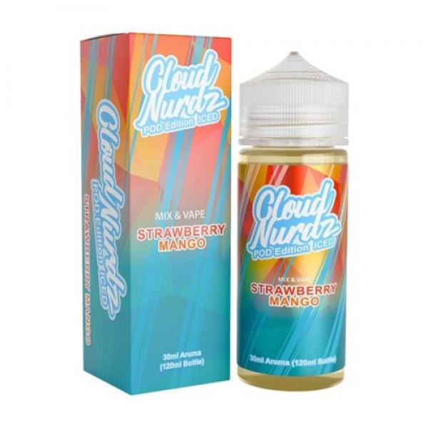 Cloud Nurdz Strawberry Mango Pod Edition Iced 30ml-120ml FLAVORSHOT