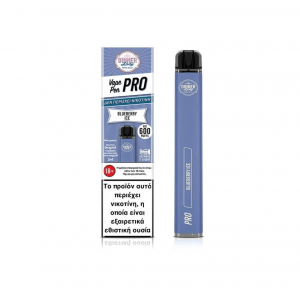 Dinner Lady Vape Pen Pro Blueberry Ice 2ml 0mg DISPOSABLE (μίας χρήσης)
