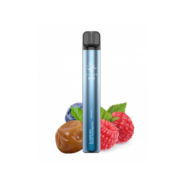 ELF BAR EB 600V2 20mg 2ml BLUEBERRY SOUR RASPBERRY DISPOSABLE (μίας χρήσης)