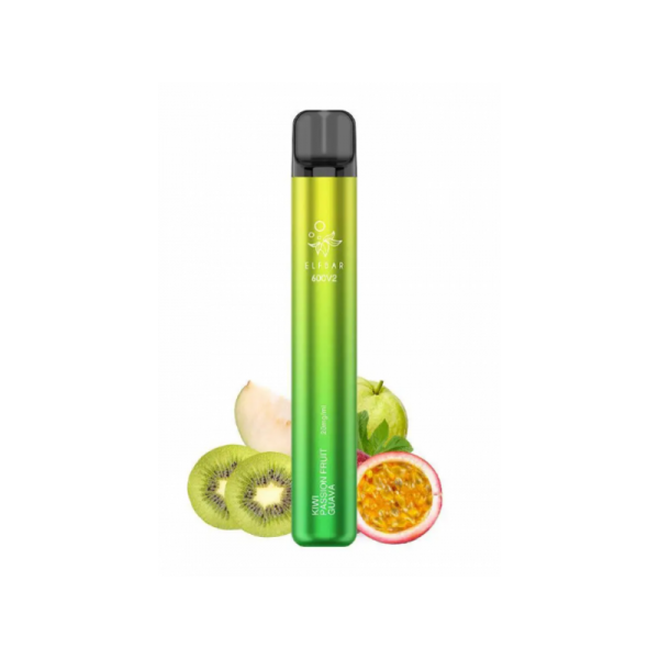 ELF BAR EB 600V2 20mg 2ml Kiwi Passion Fruit Guava