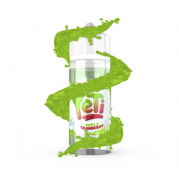 Yeti Iced Apple Cranberry Flavour Shot 120ml