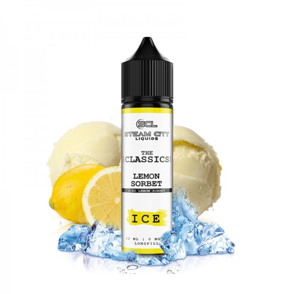 Steam City Flavour Shot Lemon Sorbet Ice 60ml