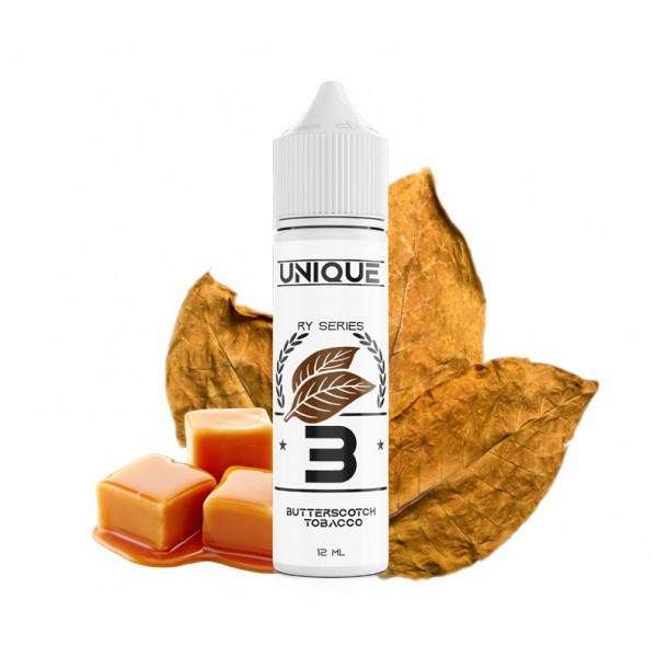 Unique No3 Butterscotch Tobacco Flavour Shot 60ml FLAVORSHOT