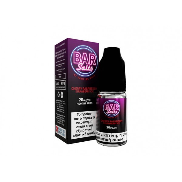Vampire Vape Bar Salts Cherry Raspberry Strawberry Ice 20mg 10ml
