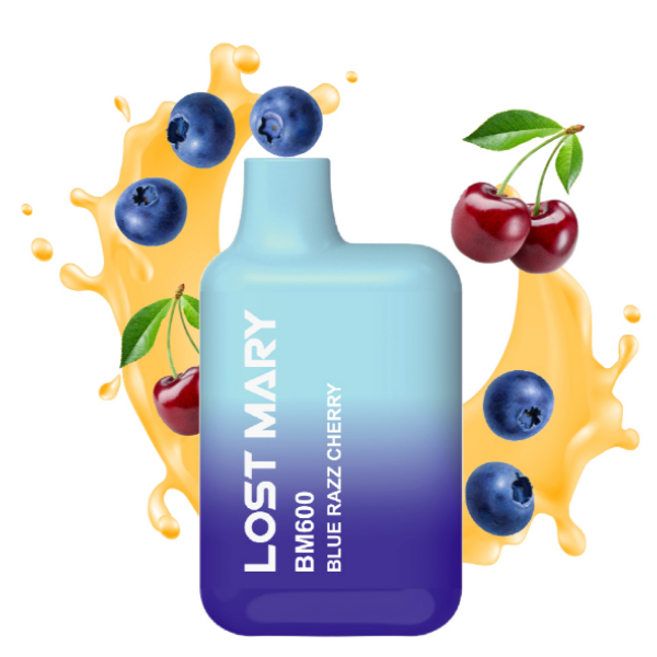 LOST MARY BM600 20mg 2m BLUE RAZZ CHERRY DISPOSABLE (μίας χρήσης)