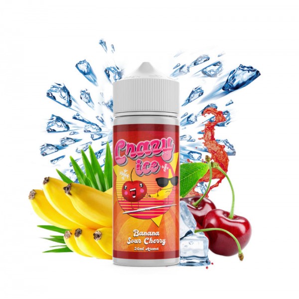 Crazy Ice Banana Sour Cherry Flavour Shot 120ml FLAVORSHOT