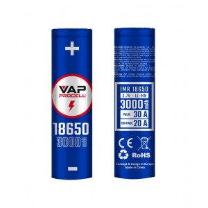 18650 Vap Procell IMR 3000mAh 30A - Norway Design