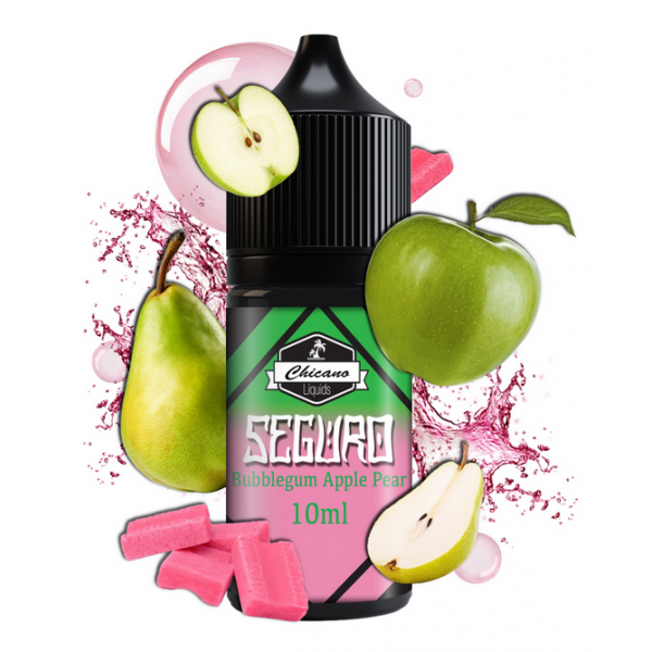 SEGURO – BUBBLEGUM APPLE PEAR 10/30ml FLAVORSHOT